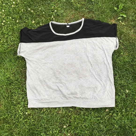 torrid Tops - Torrid size 4. Black and gray tshirt/top