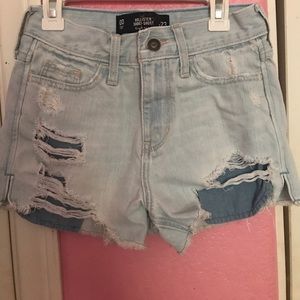 High rise shorts