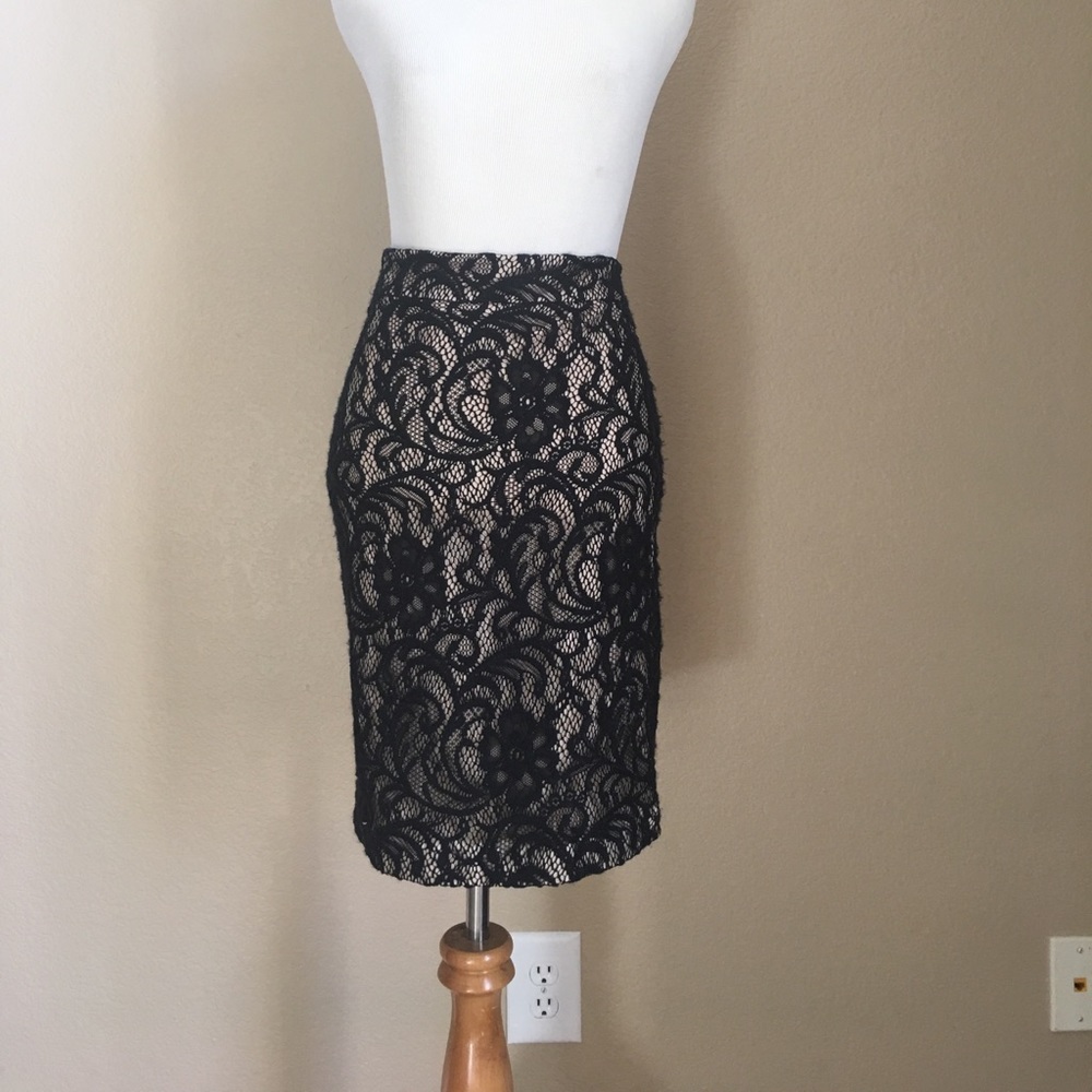 Lacey Black and Tan skirt