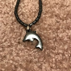 Magnetic dolphin necklace! 🐬