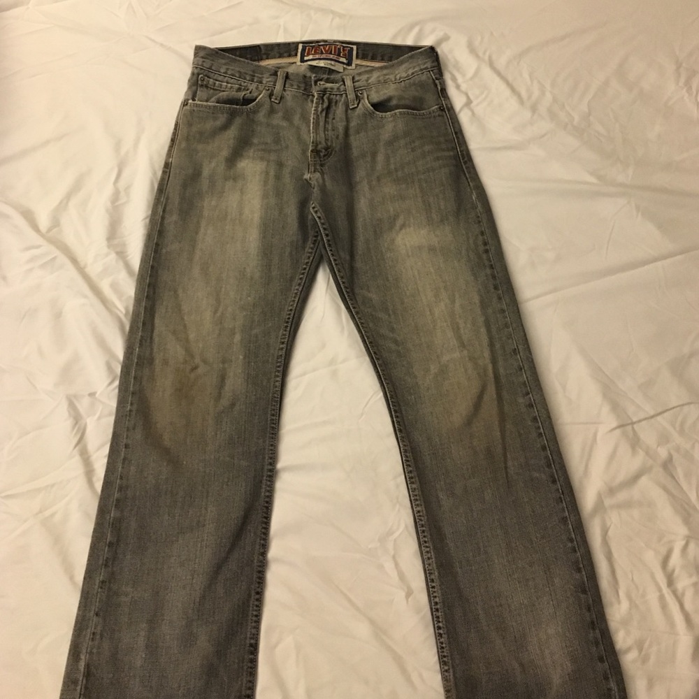 Levi's 514 MENS jeans - 31x30 - black/grey