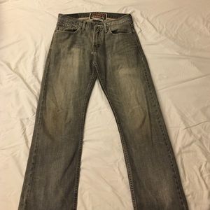 Levi's 514 MENS jeans - 31x30 - black/grey