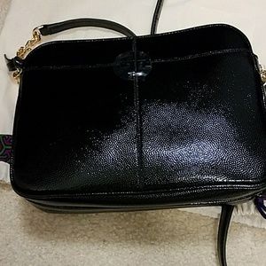 Tory Burch Ivy Black Patent Leather