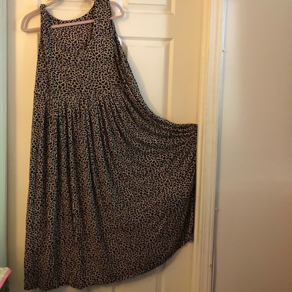 Gently used 3x stretch knit. Maxi dress