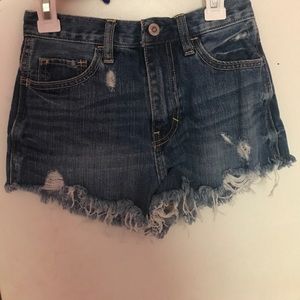 High rise shorts