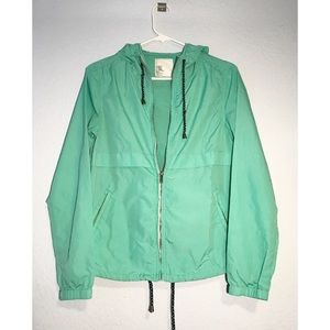 Zine Mint Green Windbreaker