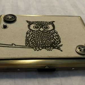 Metal Owl RFID blocking wallet