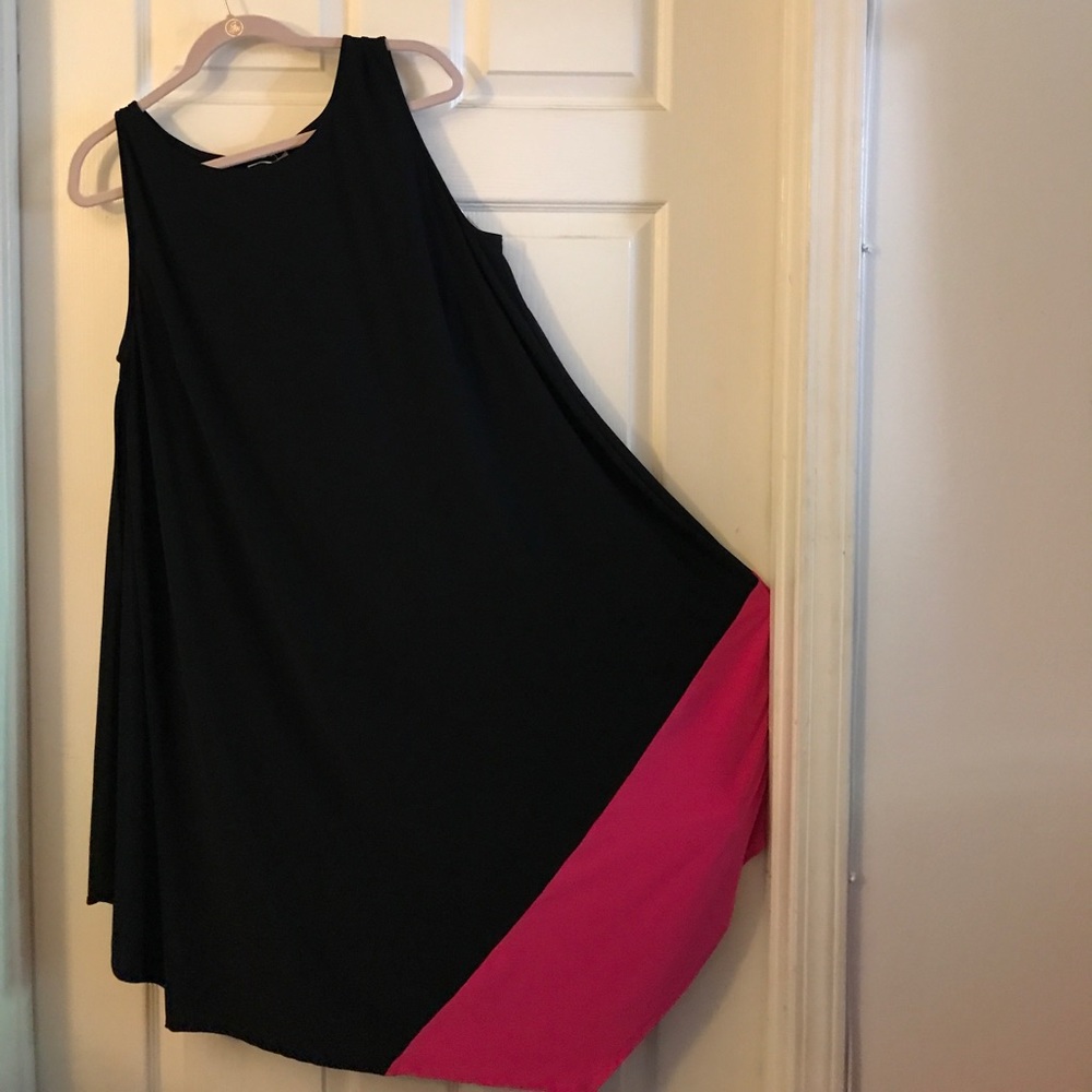 3xstrech knit pointed bottom  maxi dress