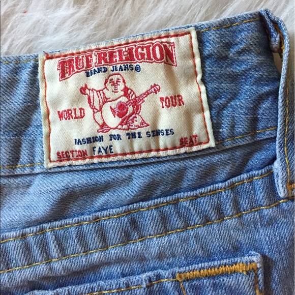 🔻| True Religion | Faye short cut off jean shorts - Picture 5 of 8