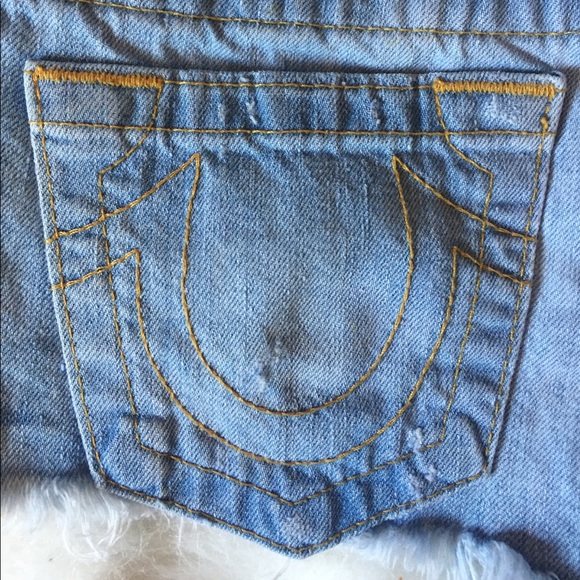 🔻| True Religion | Faye short cut off jean shorts - Picture 8 of 8