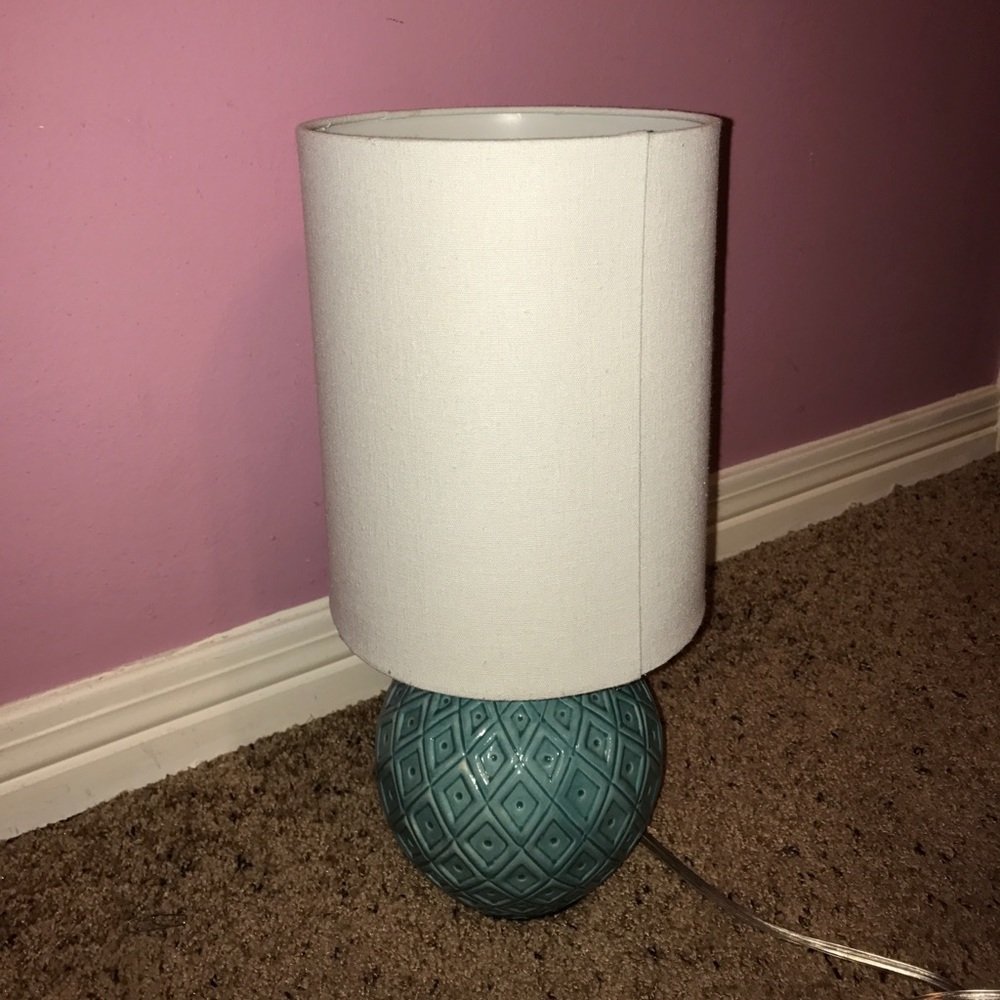 Blue lamp!