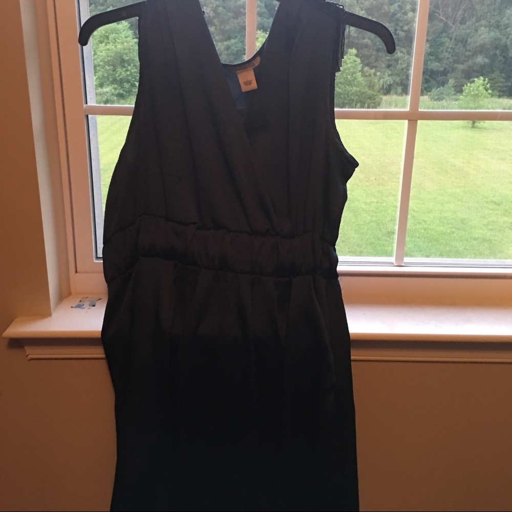 Navy blue cocktail dress