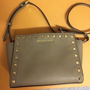 Michael Kors studded crossbody bag