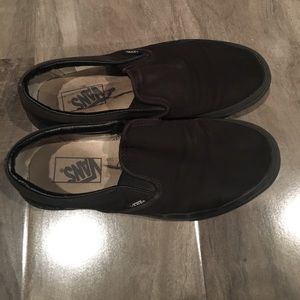 black slip on vans