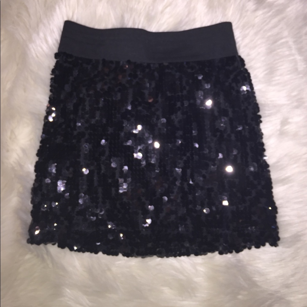 Sequin mini skirt