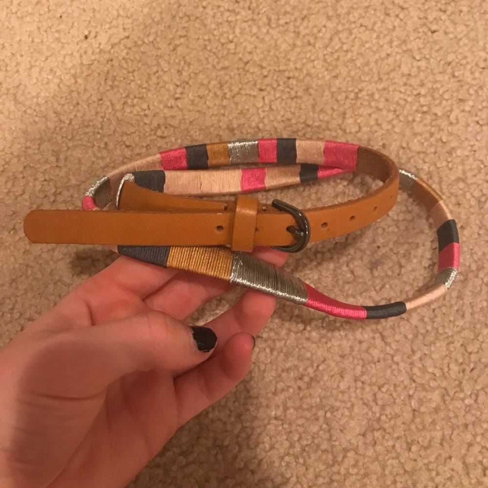 J. Crew Belt, Brown Leather
