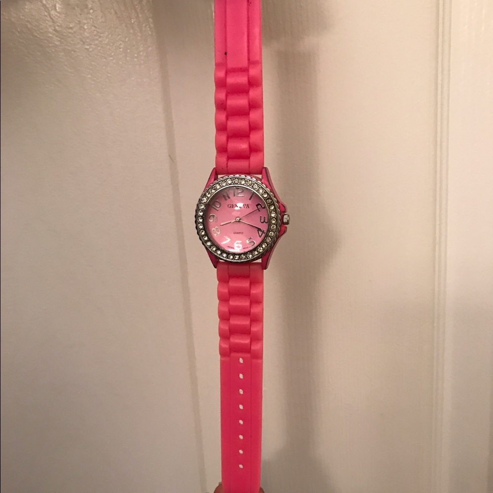 Pink Geneva Watch