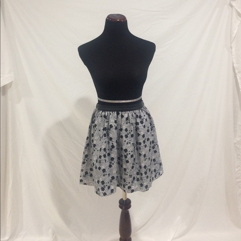 Floral Print Boutique Skater Skirt