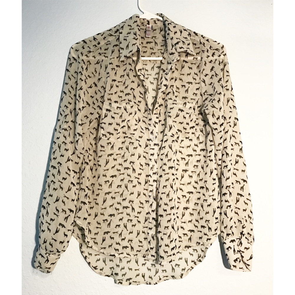 Xhilaration Safari Blouse