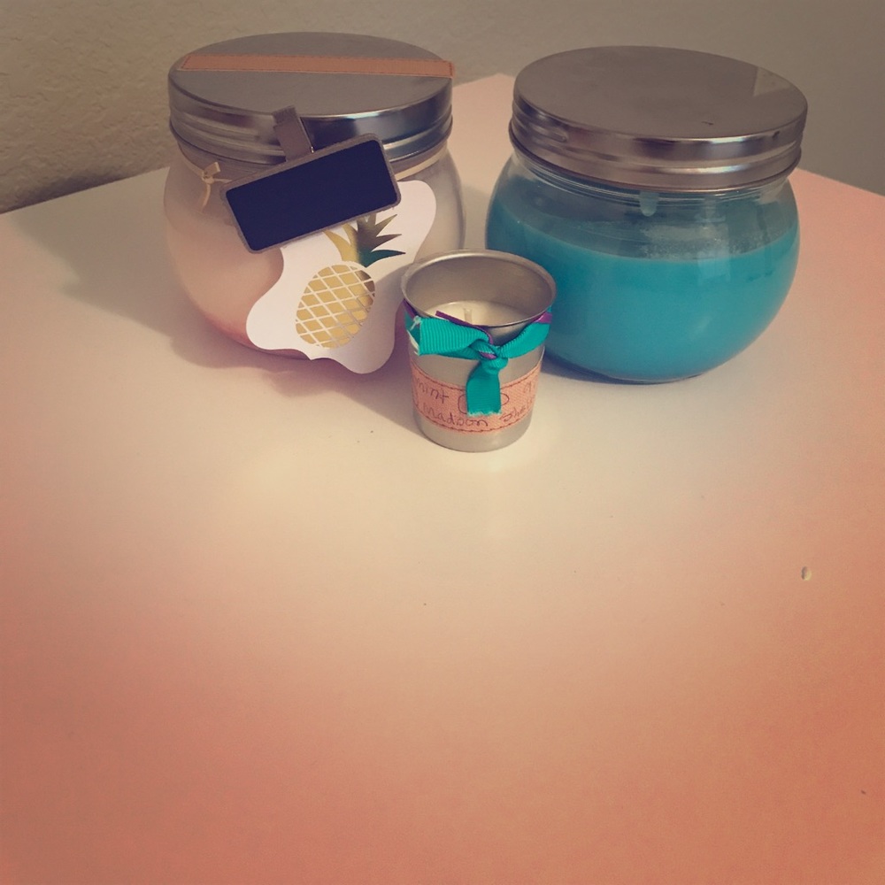 Essential oils candle LAVENDER AND PEPERMINT
