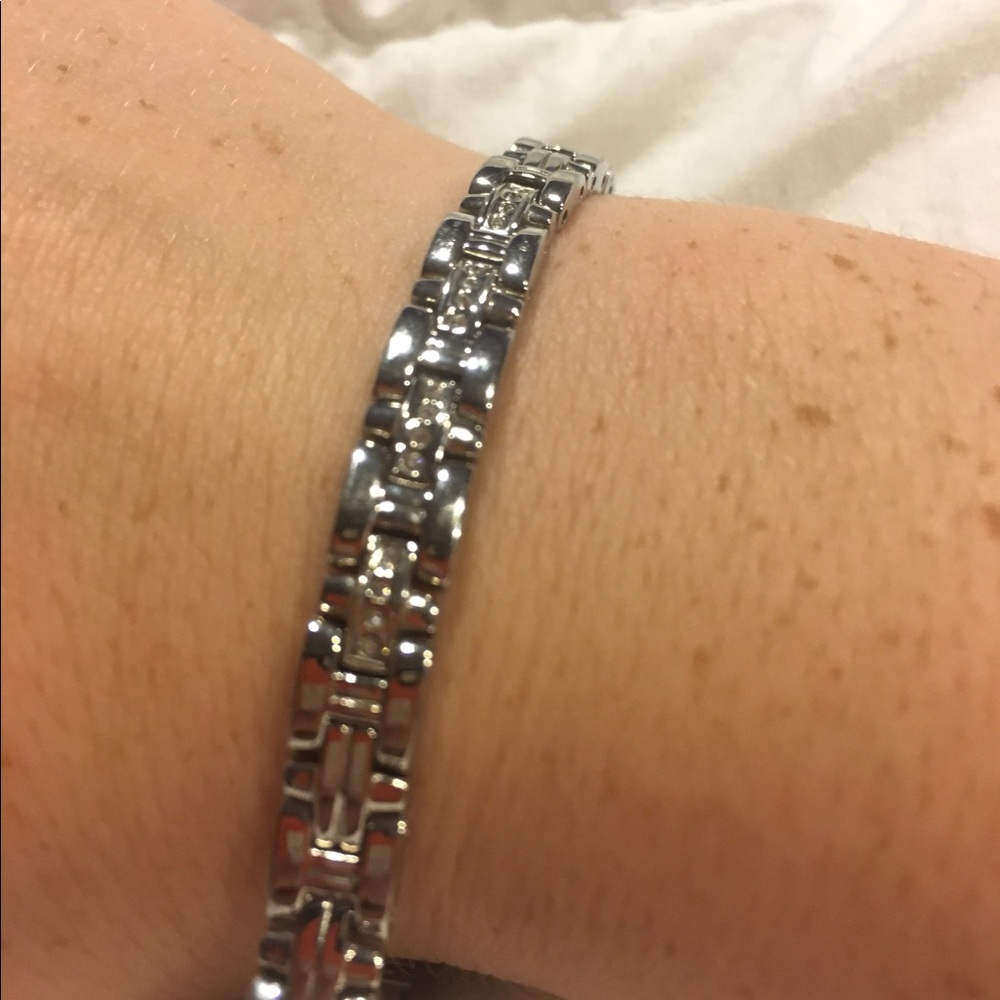 Citizen Stainless Steel Tennis Bracelet