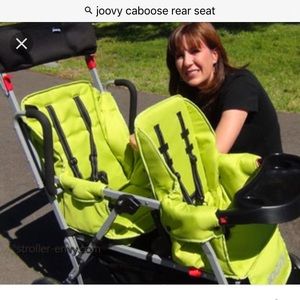 Joovy Caboose Rear Seat Green