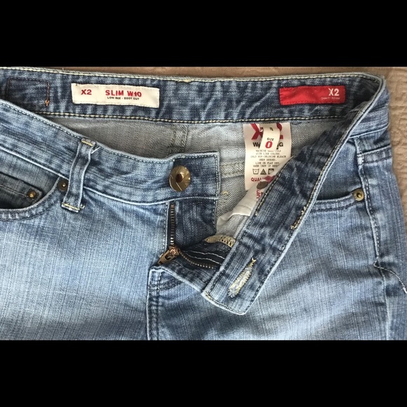 x2 Denim - Low rise boot cut jeans 👖