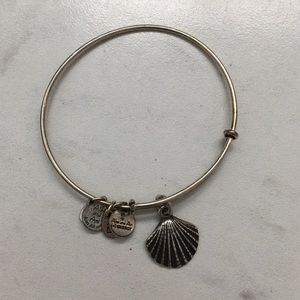 Alex & Ani Sea Shell Charm Bracelet