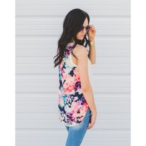 Floral tank top