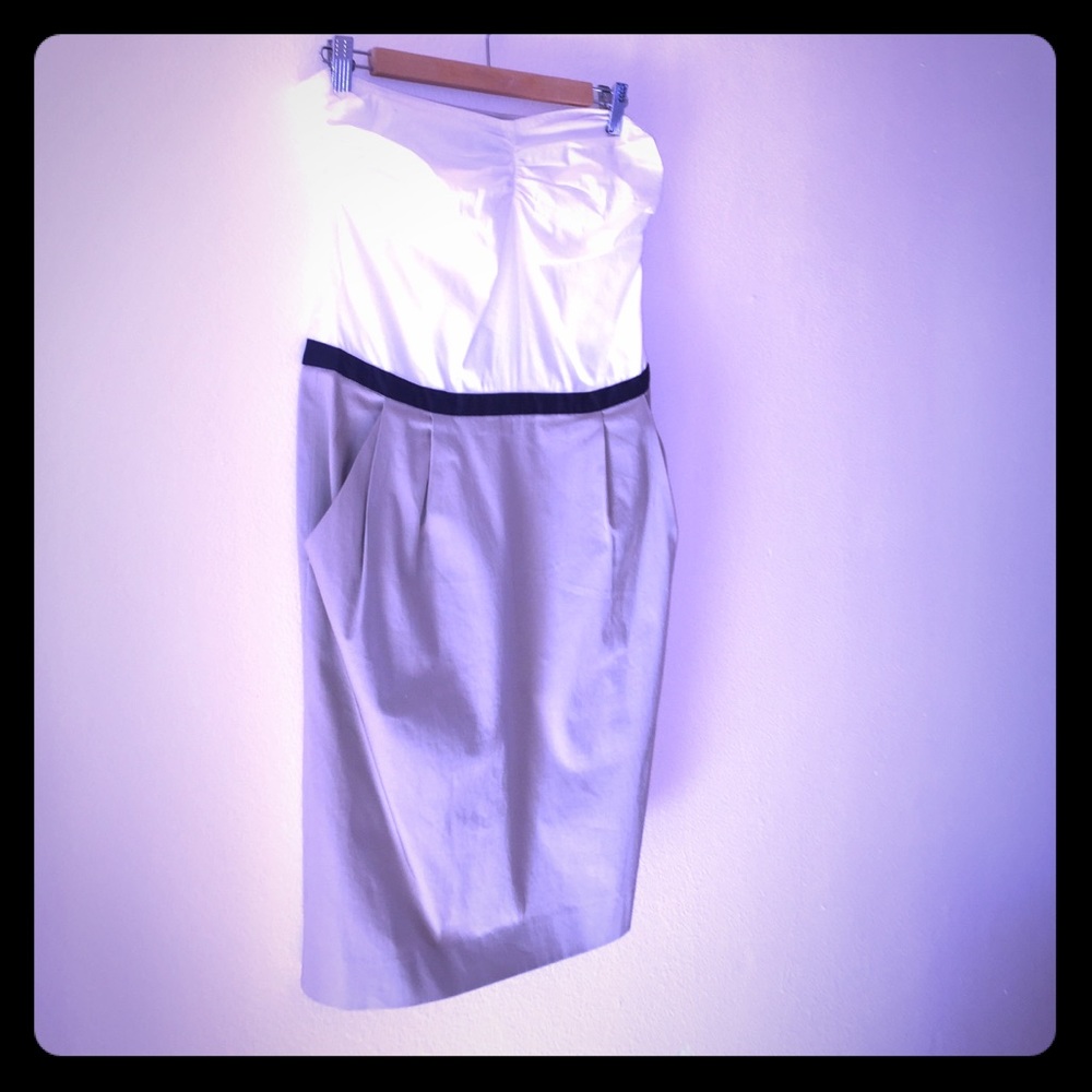 DKNY tube top dress with pockets