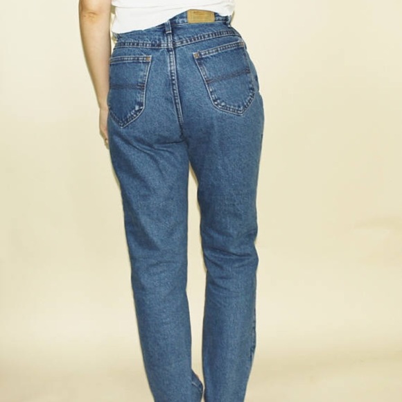 L.L. Bean Vintage 90s L.L. Bean Flannel Lined Jeans Denim 6 from