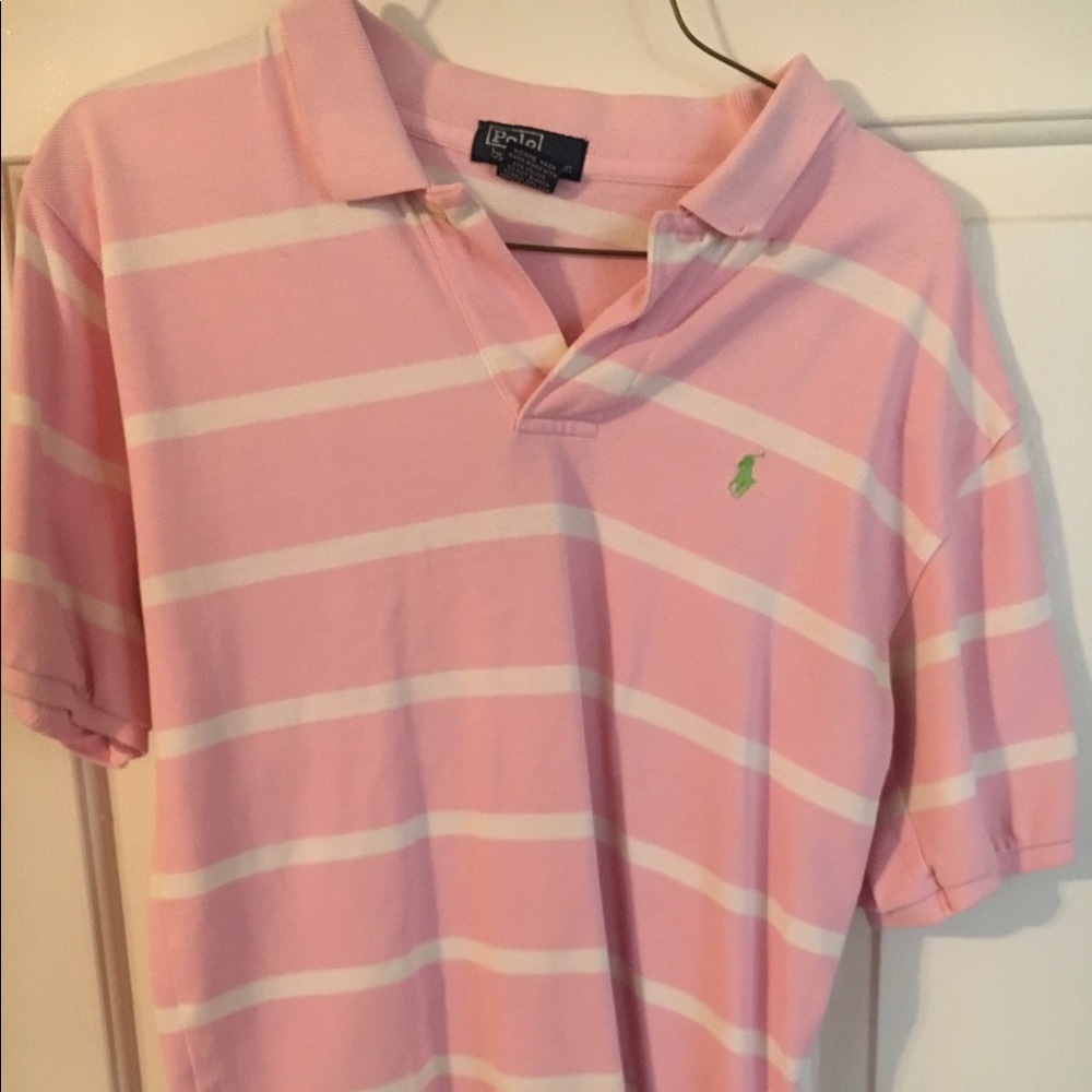 Polo by Ralph Lauren Pink striped polo