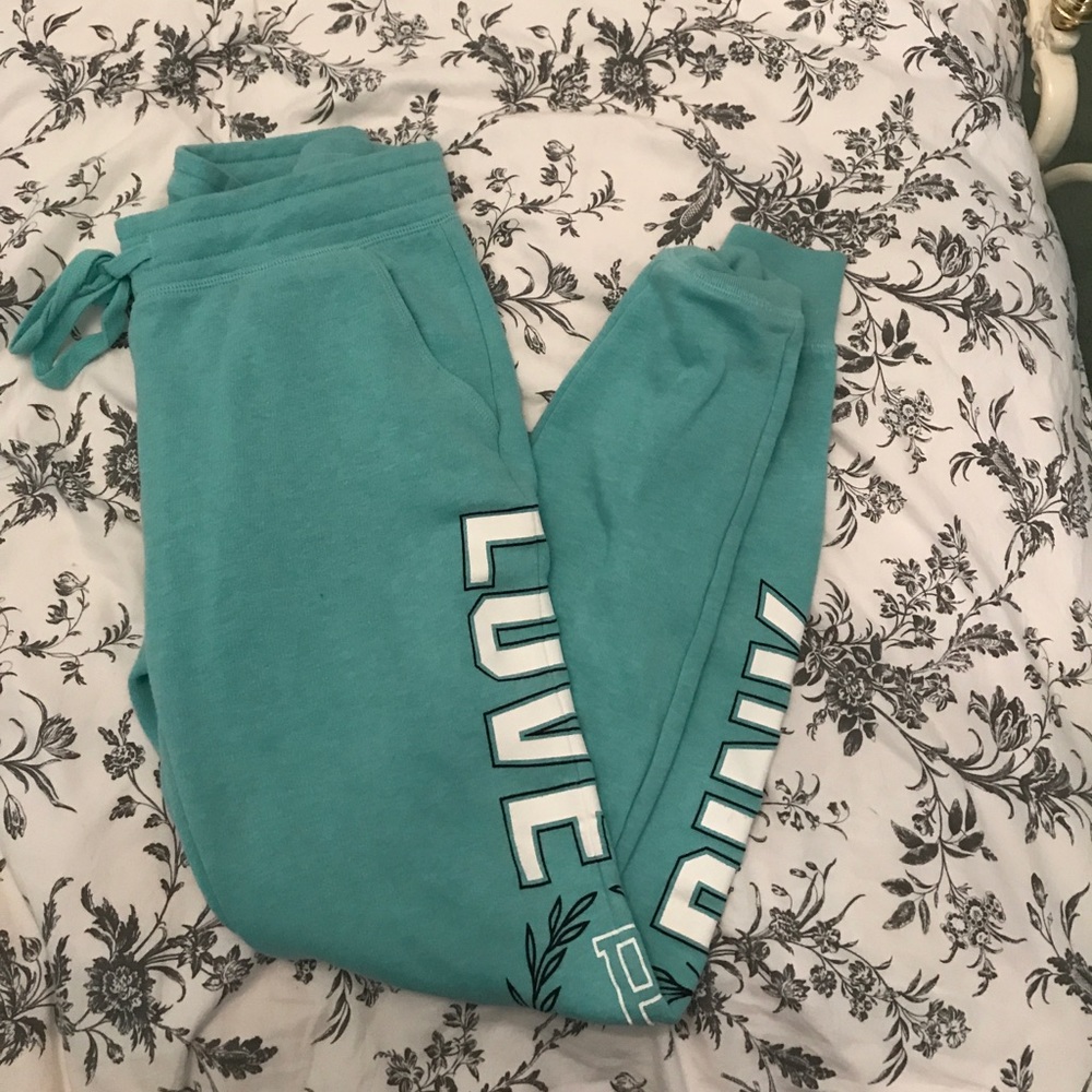 Pink sweatpants