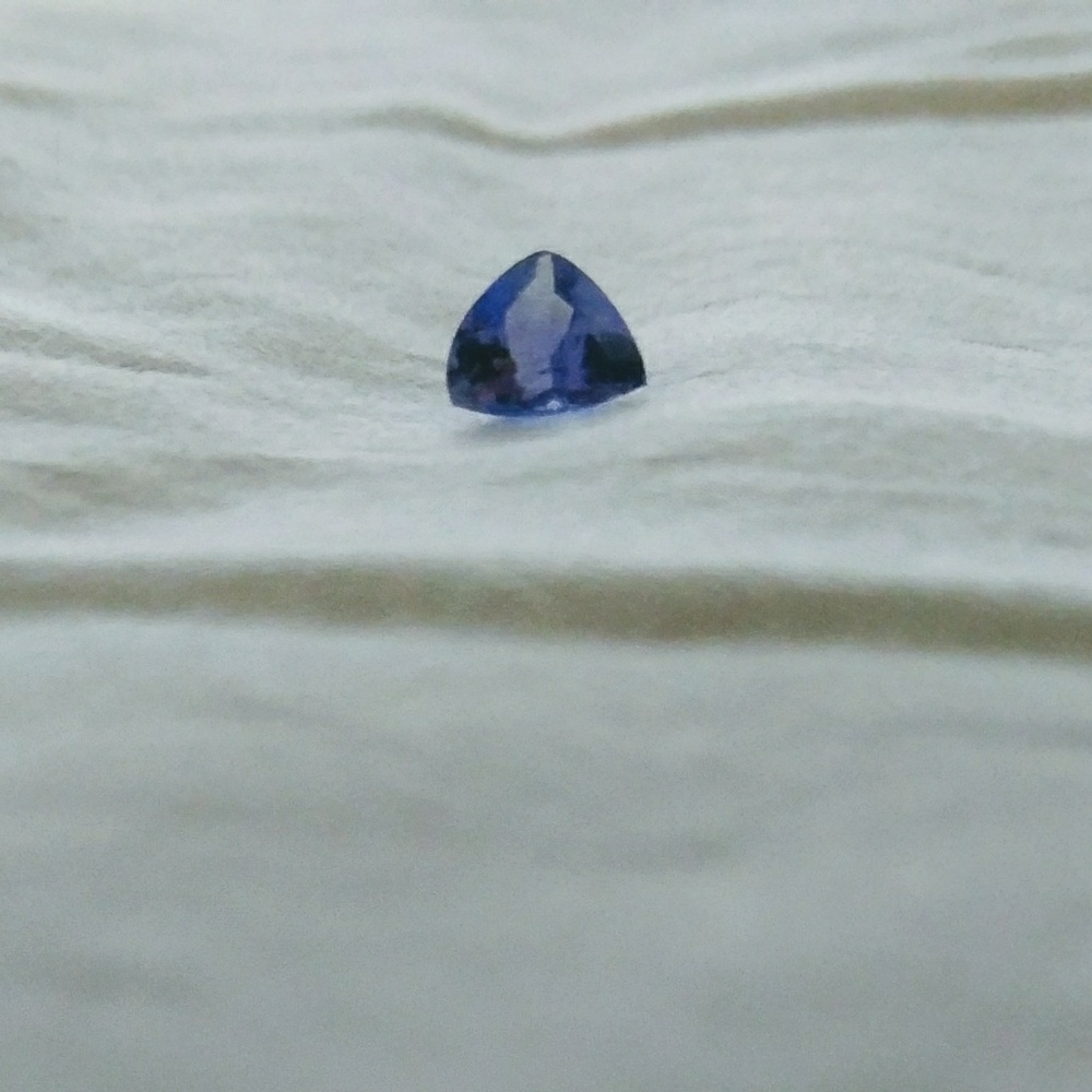 Triangular Brilliant Tanzanite