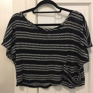 Striped crop top