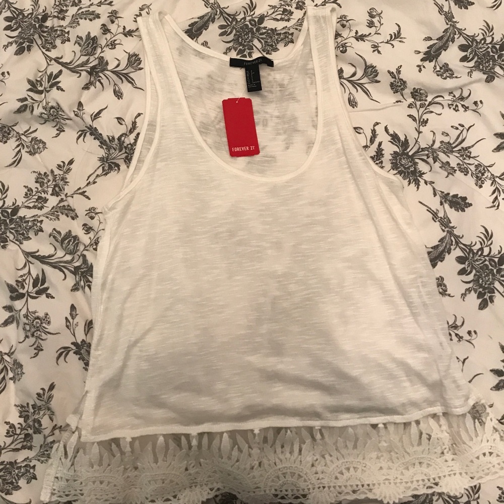 White tank top
