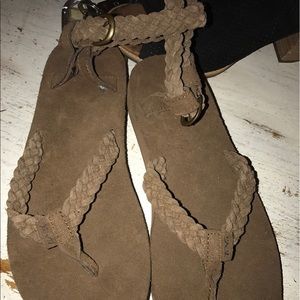 Brown sandals