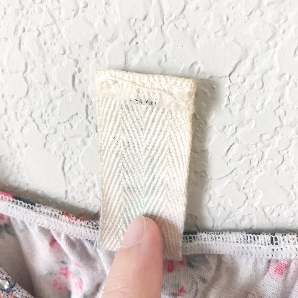 **TLC Needed** Free People Floral Embellished Tank - Picture 7 of 8