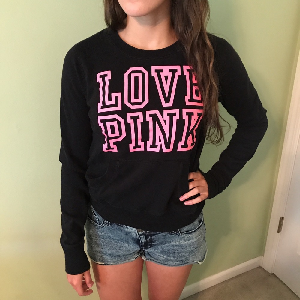 Victoria's Secret Love Pink Sweatshirt Size S