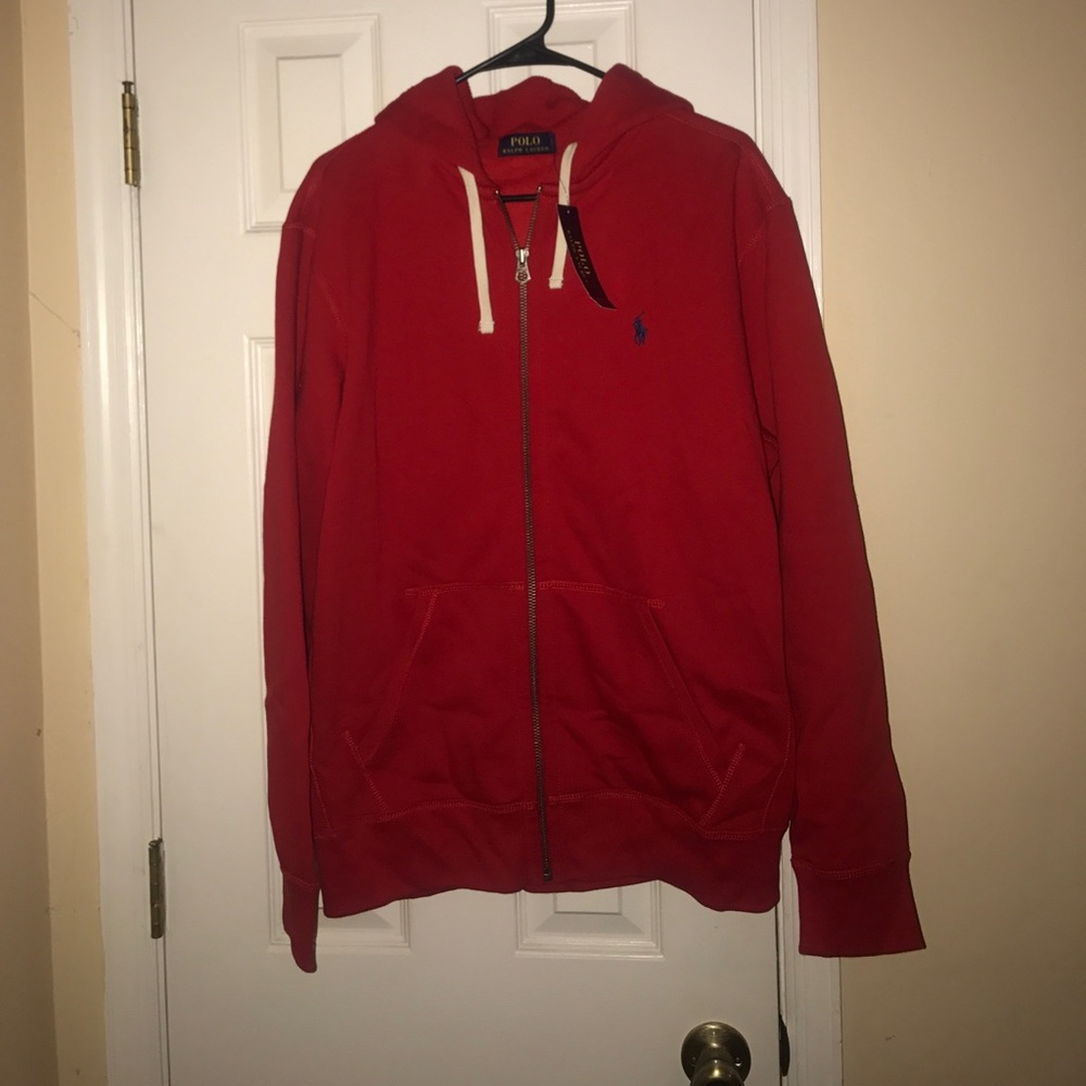 Men's Red Polo sweatsuit