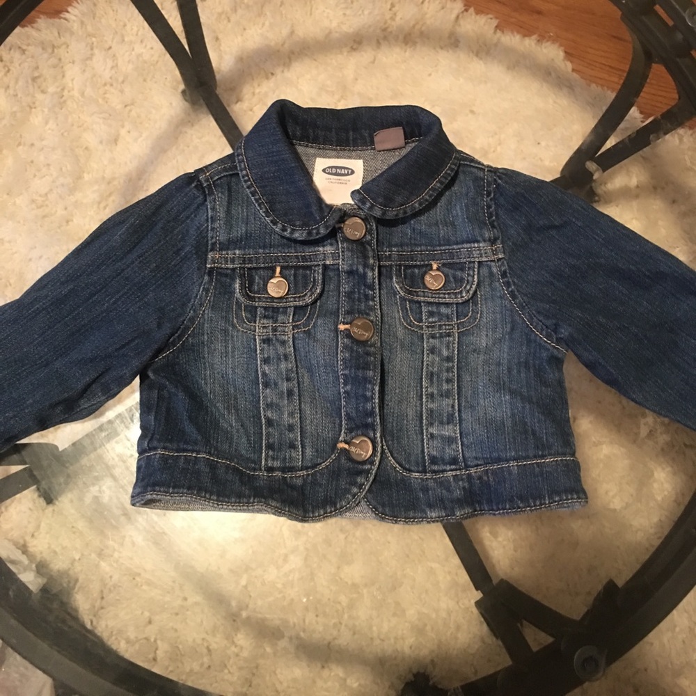 Toddler blue jean jacket