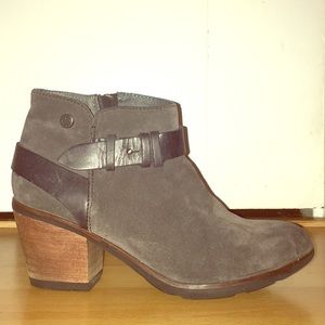 Bussola Charcoal Gray Booties