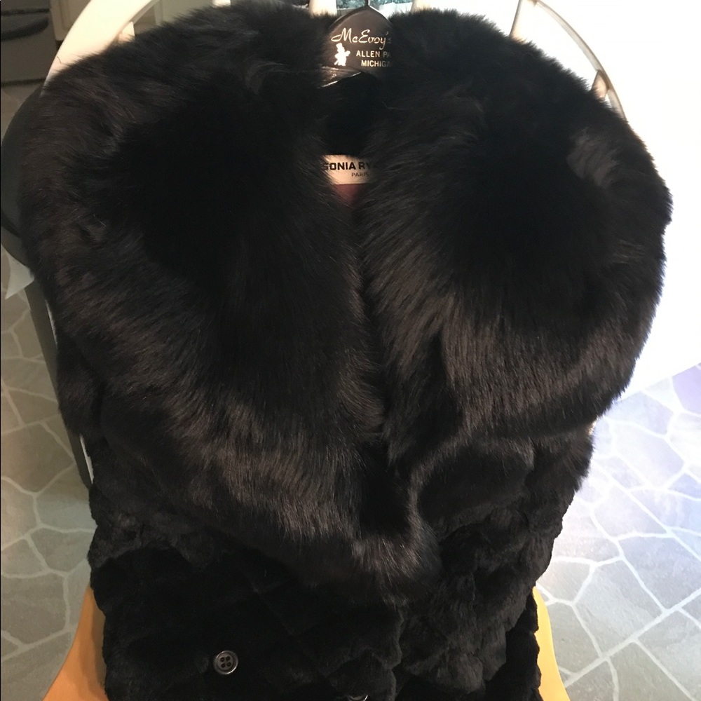 Sonia Rykiel Fur Vest. Fox/rabbit.