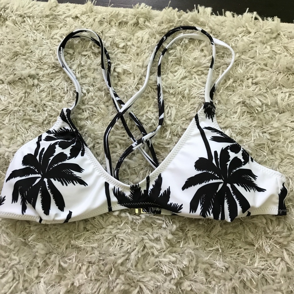 Palm Tree Bikini Top