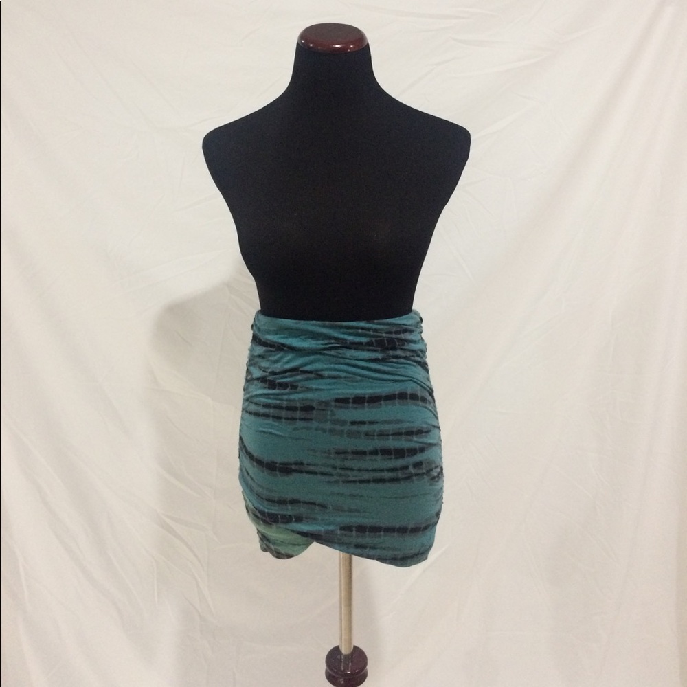 Free People Water Color Body Con skirt