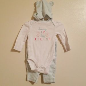 Long Naps, Big Dreams Circo 3 piece outfit