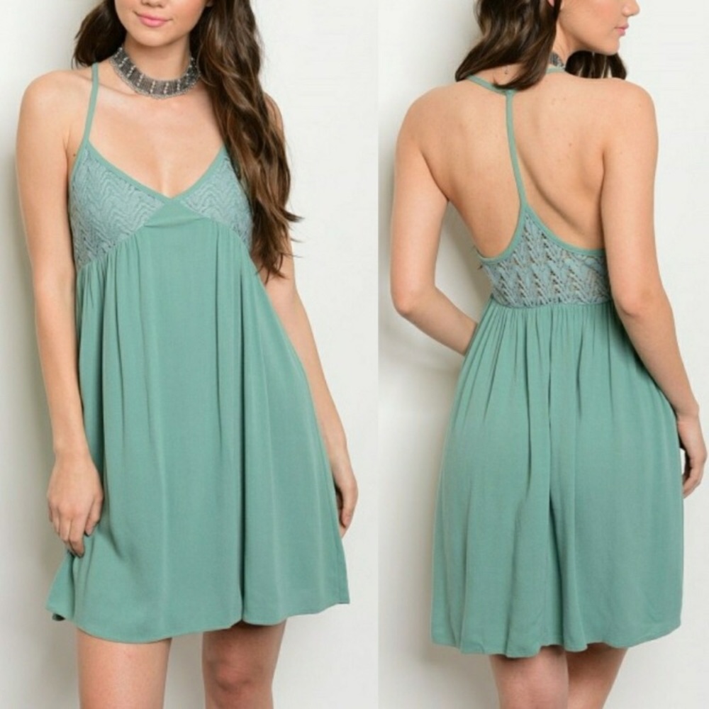LAST CHANCE Sage green sweetheart dress
