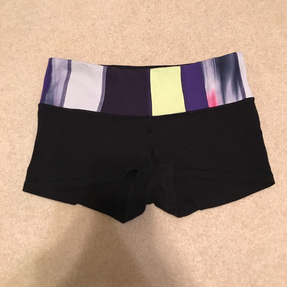 Lululemon Reversible Wunder Under Shorts Size 6