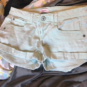 Mint Green shorts