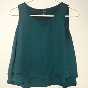 Forever 21 Teal Blouse